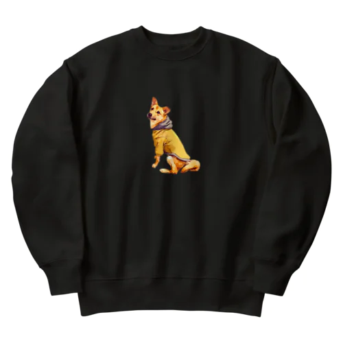 犬くんグッズ Heavyweight Crew Neck Sweatshirt