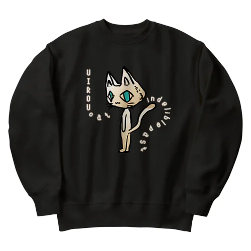 UIROU CAT Heavyweight Crew Neck Sweatshirt