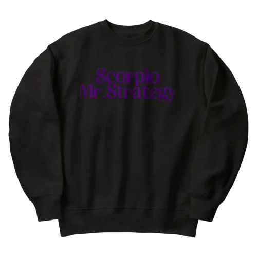 【蠍座】Mr.Strategy (ミスター戦略さん) Heavyweight Crew Neck Sweatshirt