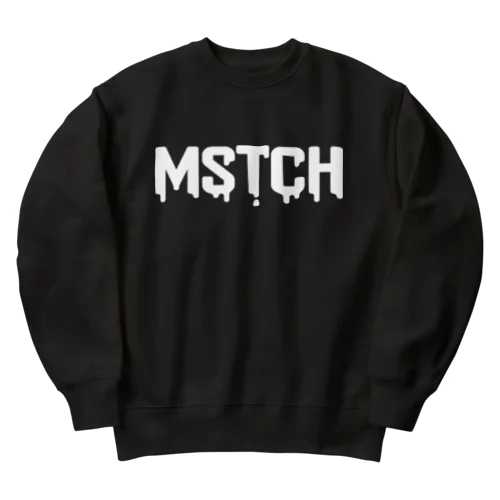 MSTCH白ロゴヘビーウェイトスウェット Heavyweight Crew Neck Sweatshirt