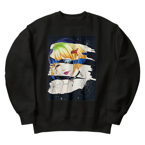 ヴァンパイアガール🕸(覚醒) Heavyweight Crew Neck Sweatshirt