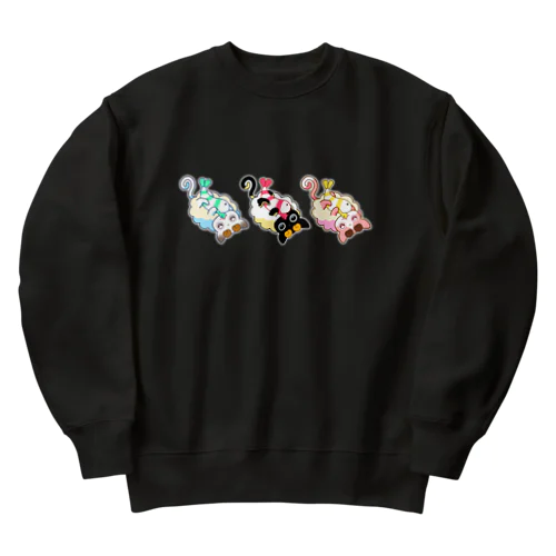 め〜ネコ Heavyweight Crew Neck Sweatshirt