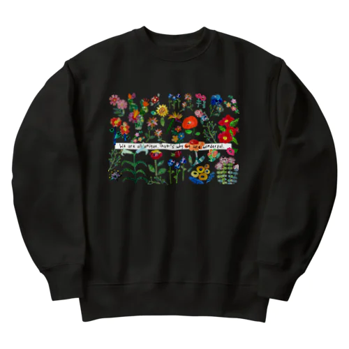 ［ちがい］ってカラフルじゃない？ Heavyweight Crew Neck Sweatshirt