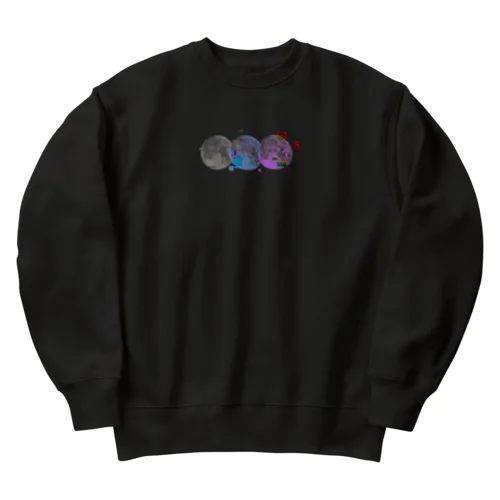 中秋の名月 Heavyweight Crew Neck Sweatshirt