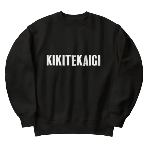 KIKITEKAIGI Heavyweight Crew Neck Sweatshirt