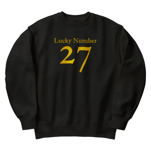 ラッキーNo.27 Heavyweight Crew Neck Sweatshirt