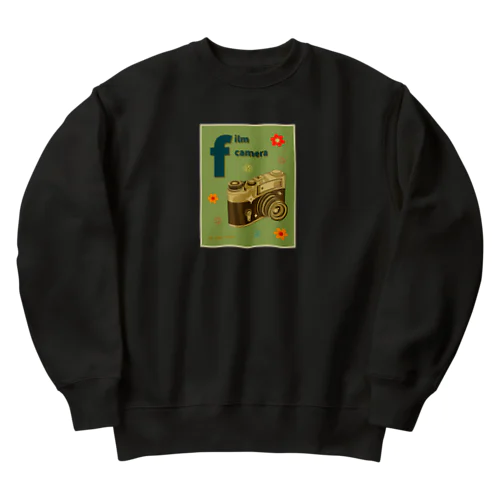 昭和レトロ☆フィルムカメラ Heavyweight Crew Neck Sweatshirt