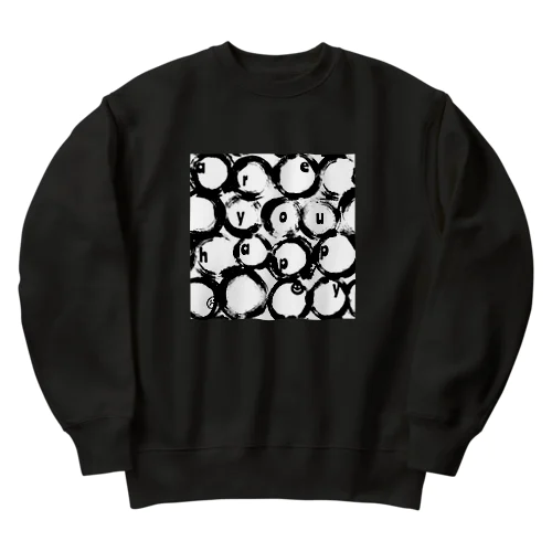 Are you happy?  Heavyweight Crew Neck Sweatshirt