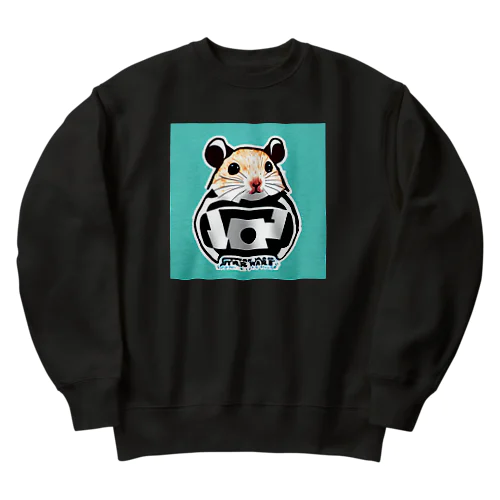 スター・ウォーズ風なハムスター🐹 Heavyweight Crew Neck Sweatshirt