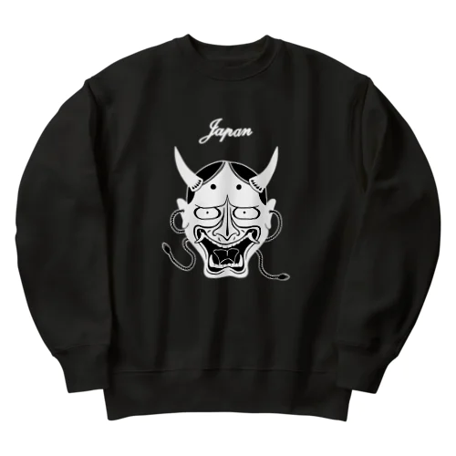 般若（スカジャン風） Heavyweight Crew Neck Sweatshirt