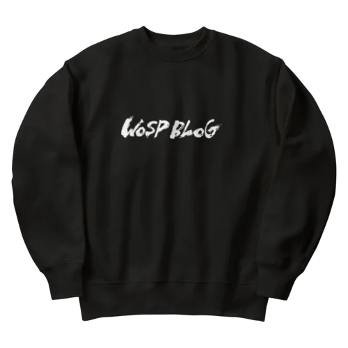 WOSP ブラック Heavyweight Crew Neck Sweatshirt