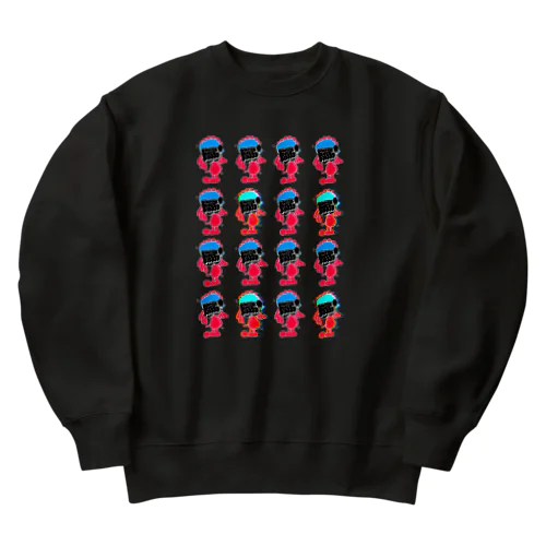 alien👾👾👾だらけ Heavyweight Crew Neck Sweatshirt