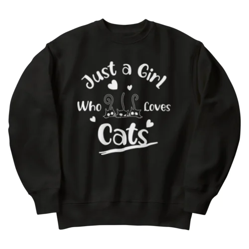 猫が好き Heavyweight Crew Neck Sweatshirt