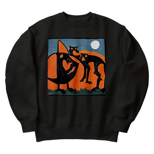 スリラーウルフ Heavyweight Crew Neck Sweatshirt