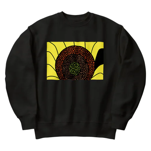 ひまわり Heavyweight Crew Neck Sweatshirt