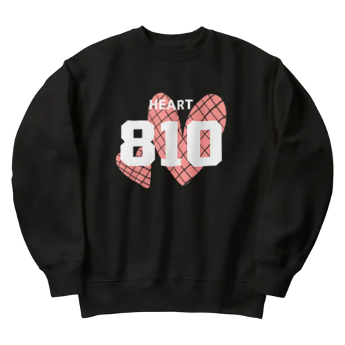 ナンバーズ810（ハート） Heavyweight Crew Neck Sweatshirt