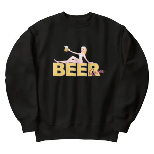 BEER queen Heavyweight Crew Neck Sweatshirt