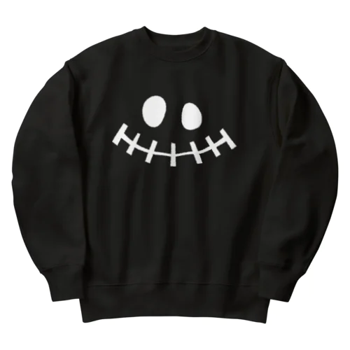 ハロウィンのどくろ Heavyweight Crew Neck Sweatshirt