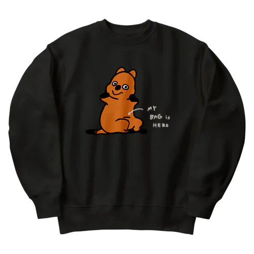 濃色用！クオッカ Heavyweight Crew Neck Sweatshirt