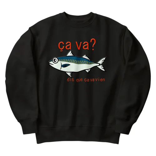 鯖？ Heavyweight Crew Neck Sweatshirt