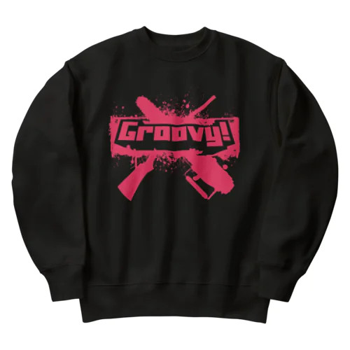 Groovy!(イカすぜ) Heavyweight Crew Neck Sweatshirt