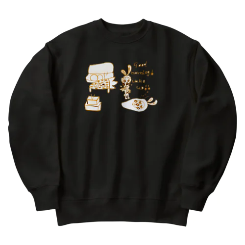 Good morning! wake up!！Ver.1 Heavyweight Crew Neck Sweatshirt