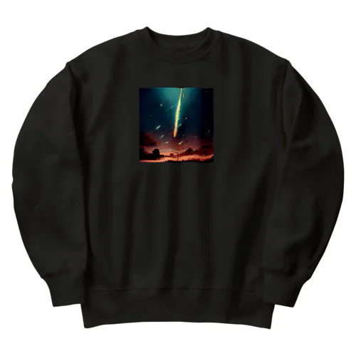 流星群 Heavyweight Crew Neck Sweatshirt