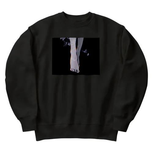 butterfly moon Heavyweight Crew Neck Sweatshirt