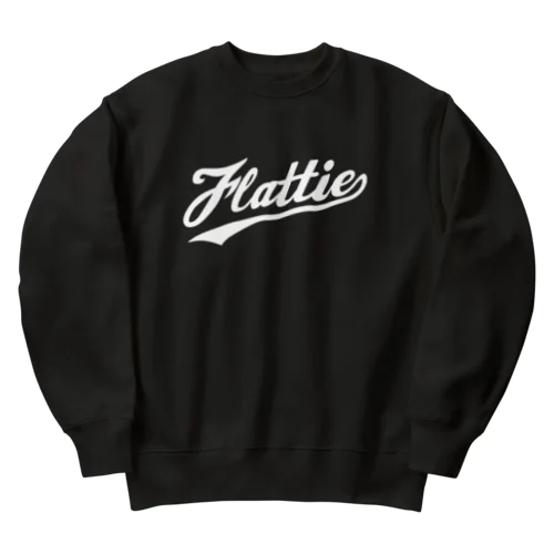 Flattie カレッジロゴ（W） Heavyweight Crew Neck Sweatshirt