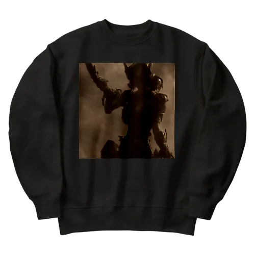 Valkyrie Brown Heavyweight Crew Neck Sweatshirt