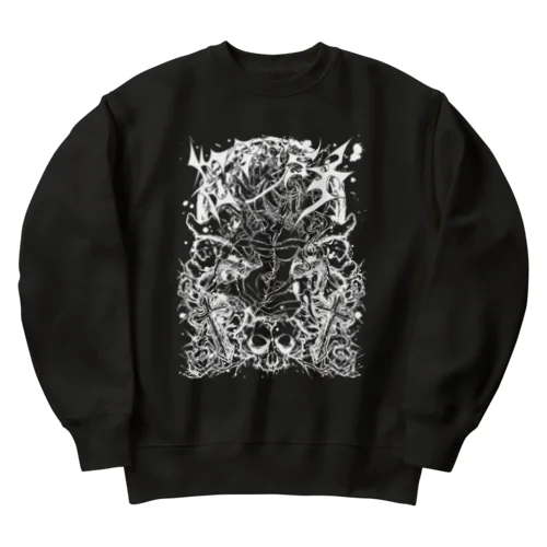 エゴイスト乙女　白抜き Heavyweight Crew Neck Sweatshirt