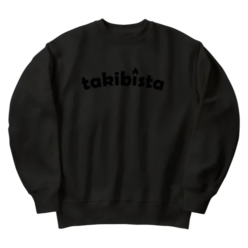 takibista_round Heavyweight Crew Neck Sweatshirt