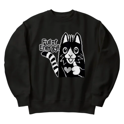 元気満タン!キャット Heavyweight Crew Neck Sweatshirt