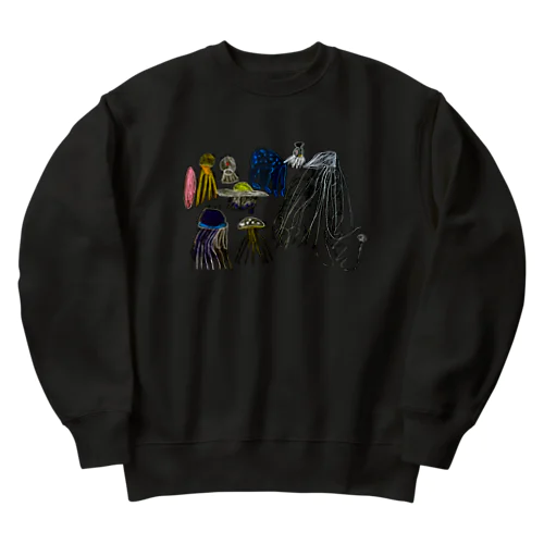 くらげ Heavyweight Crew Neck Sweatshirt