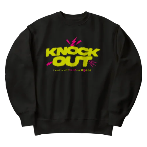 KNOCK OUT NEW LOGO Heavyweight Crew Neck Sweatshirt