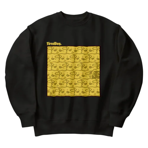 TiredDog  Heavyweight Crew Neck Sweatshirt