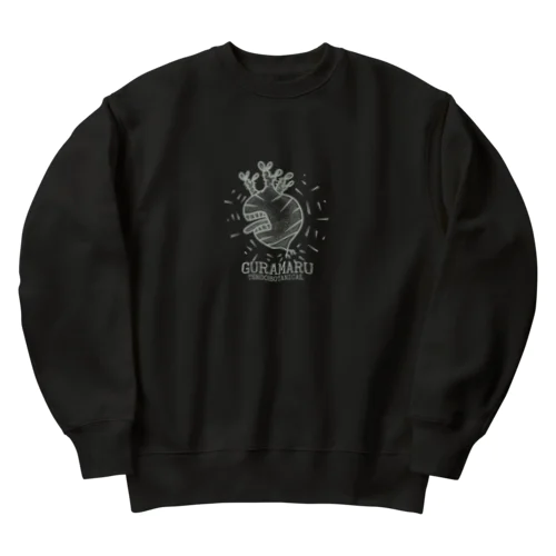 グラ丸　黒t Heavyweight Crew Neck Sweatshirt