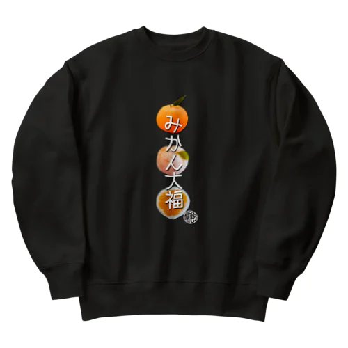 みかん大福 Heavyweight Crew Neck Sweatshirt