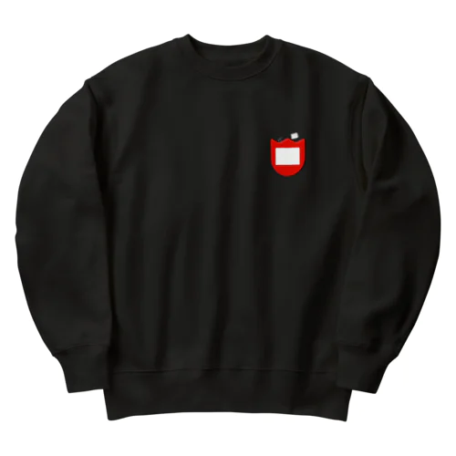 幼稚園バッジ「チューリップ名札」 Heavyweight Crew Neck Sweatshirt