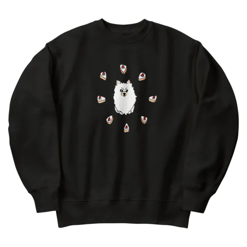 a pomeranian / shortcake Heavyweight Crew Neck Sweatshirt