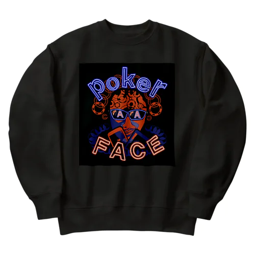 Poker face (AAver)【ポーカー】 Heavyweight Crew Neck Sweatshirt