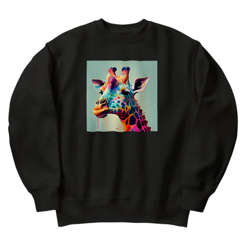 カラフルキリン Heavyweight Crew Neck Sweatshirt