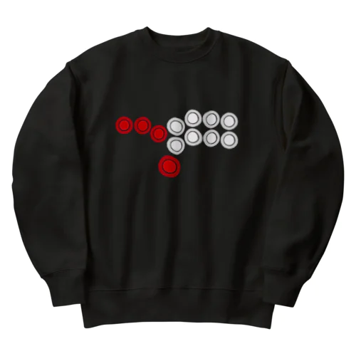 Hitbox コントローラー ボタン レイアウト - アーケード ファイティング ゲーマー Heavyweight Crew Neck Sweatshirt