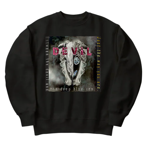 DEVIL　「Just the way you are .」 Heavyweight Crew Neck Sweatshirt