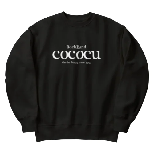 Rock band COCOCU White Heavyweight Crew Neck Sweatshirt