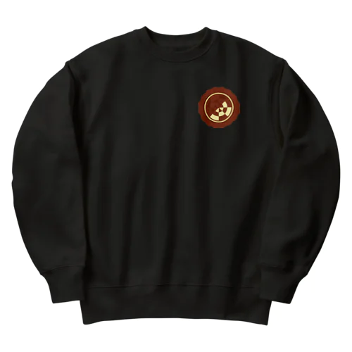 花の形の板チョコ Heavyweight Crew Neck Sweatshirt