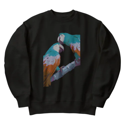 おでこかじり鳥 Heavyweight Crew Neck Sweatshirt