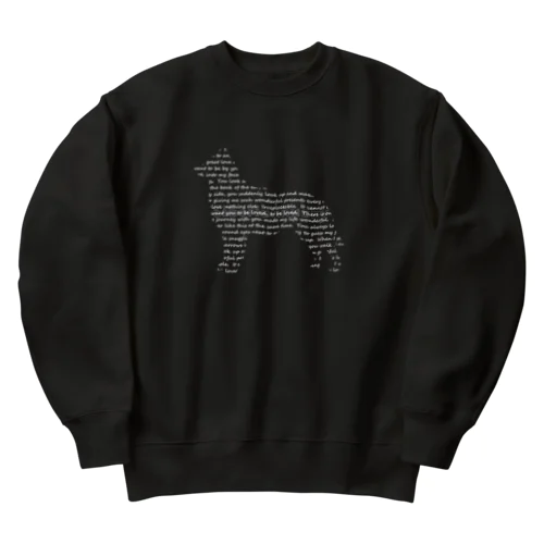 ラブレター　シベリアンハスキーW Heavyweight Crew Neck Sweatshirt