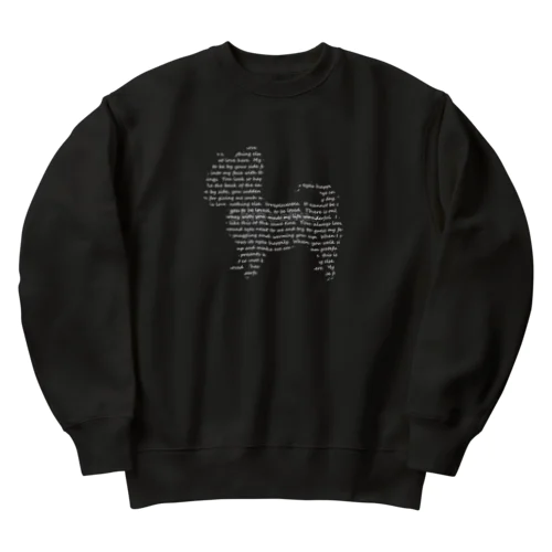 ラブレター　チワワ Heavyweight Crew Neck Sweatshirt