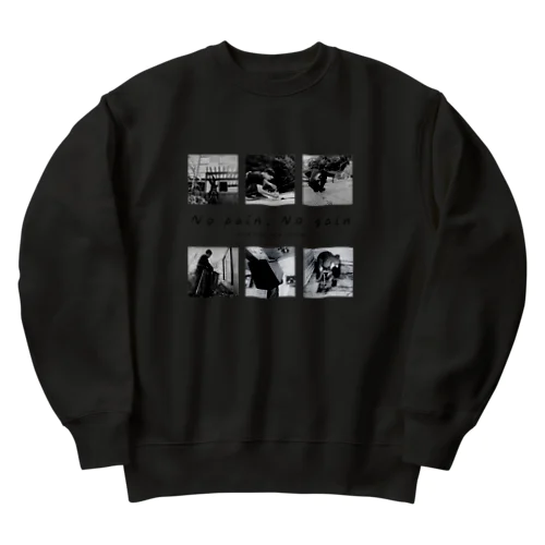 【公式グッズ1】ボロ別荘DIYリフォーム No pain,No gain ver. Heavyweight Crew Neck Sweatshirt